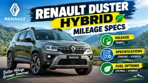 renault duster hybrid mileage specs